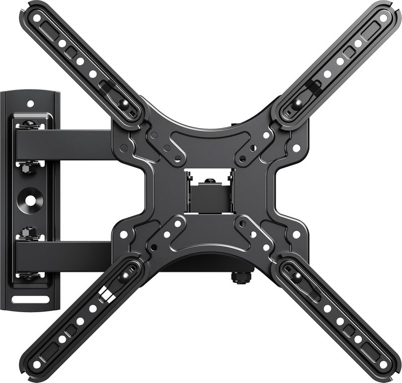 IWORKBOARD 43 50 55 inch Full Motion Corner TV Wall Mount for Most 32-60" TVs, Articulating Swivel Tilting TV Wall Mount Bracket, up to 77 lbs, VESA 400x400mm, Single Stud - Image 1